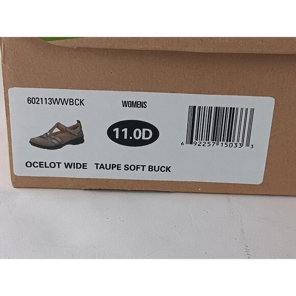 Earth Ocelot Taupe Adjustable Strap T-Strap Size 11 Cross Shoes Womens Mary Jane - Picture 12 of 12